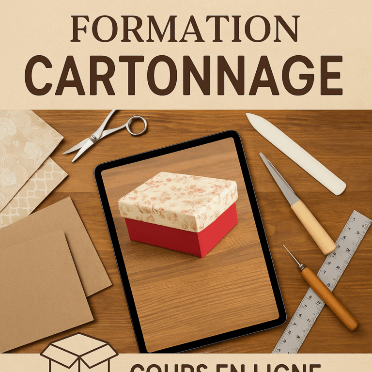 Formation Cartonnage - Evoee - Formation en ligne