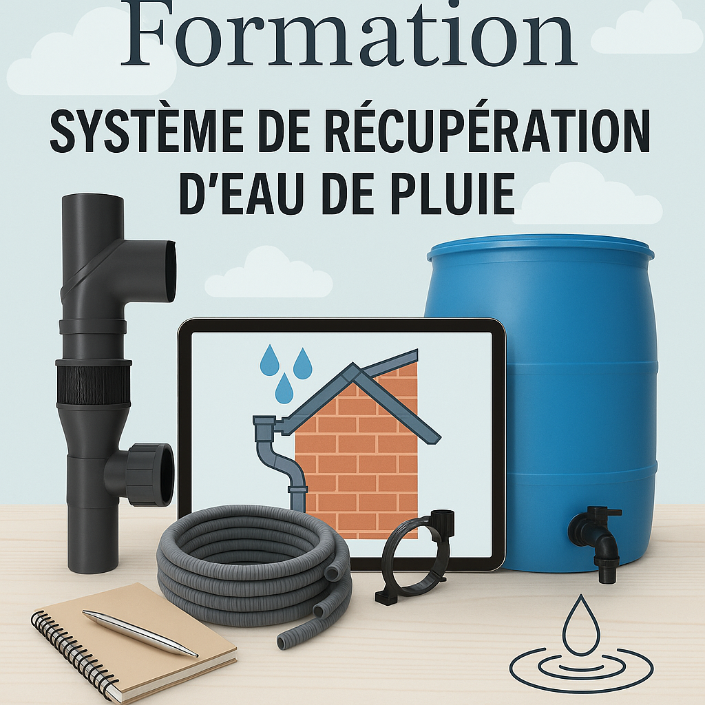 Formation Système de récupération d'eau de pluie