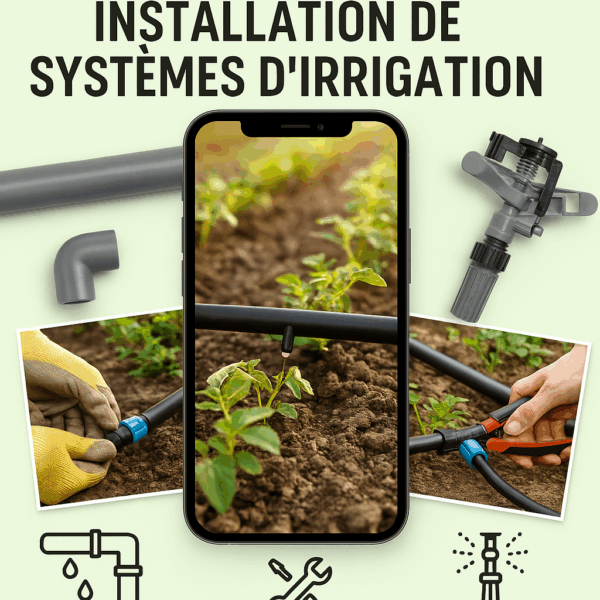 Installation de systèmes d'irrigation