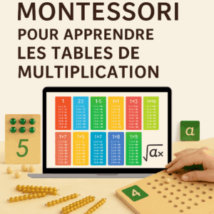 Méthode montessori pour apprendre les tables de multiplication