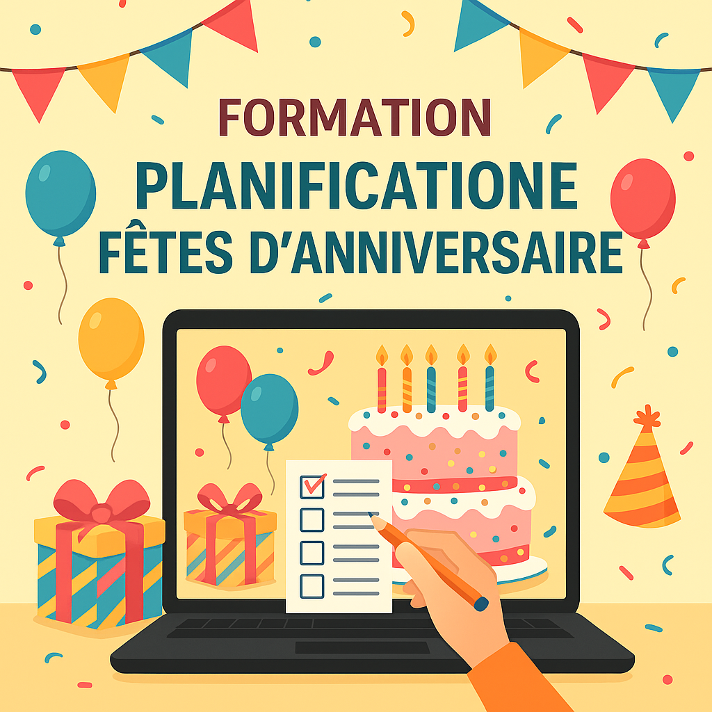 Planification de fêtes d'anniversaire