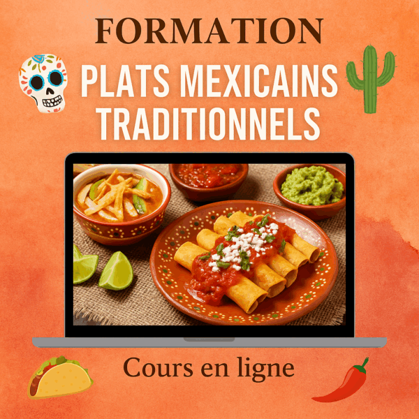 Plats mexicains traditionnels formation